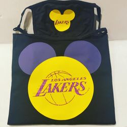 Lakers Mickey shirts /mask available