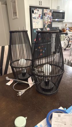 Boho nightstand lamps