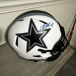 FULL SIZE AUTHENTIC TROY AIKMAN SIGNED DALLAS COWBOYS HELMET