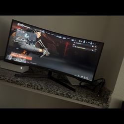 Gaming monitor Samsung 34 Odyssey 165 Hz