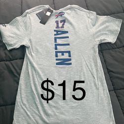 NEW Josh Allen Bills NFL Fanatics Shirt Jersey (S)