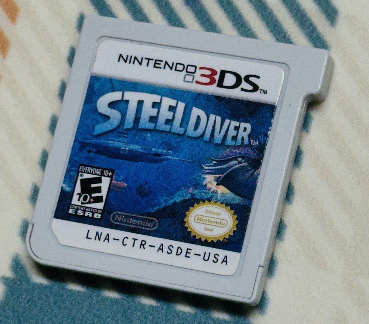 Steel Diver (Nintendo 3DS, 2011) Cartridge Only ~ Tested & Working