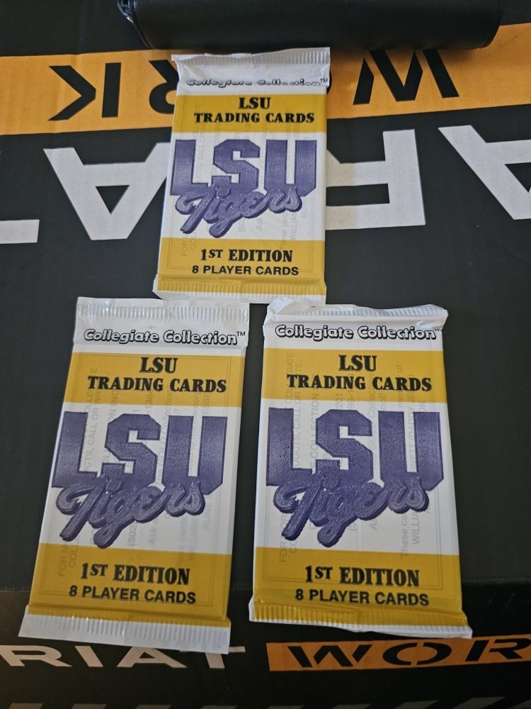3 LsuTigers Wax Packs