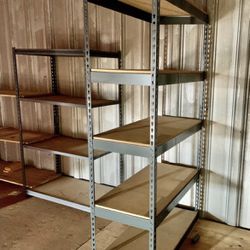 Shelving 48 in W x 18 in D New Industrial Boltless Warehouse Garage And Office Racks Delivery Available