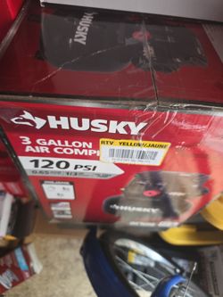 HUSKY 3 GALLON AIR COMPRESSOR PRICE IS FIRM