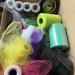 Huge Lot Of Tutu Dress Making Supplies