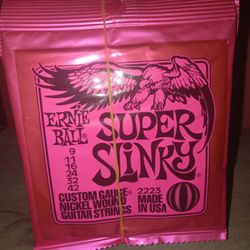 Ernie Ball Super Slinky Guitar Strings 10 pack