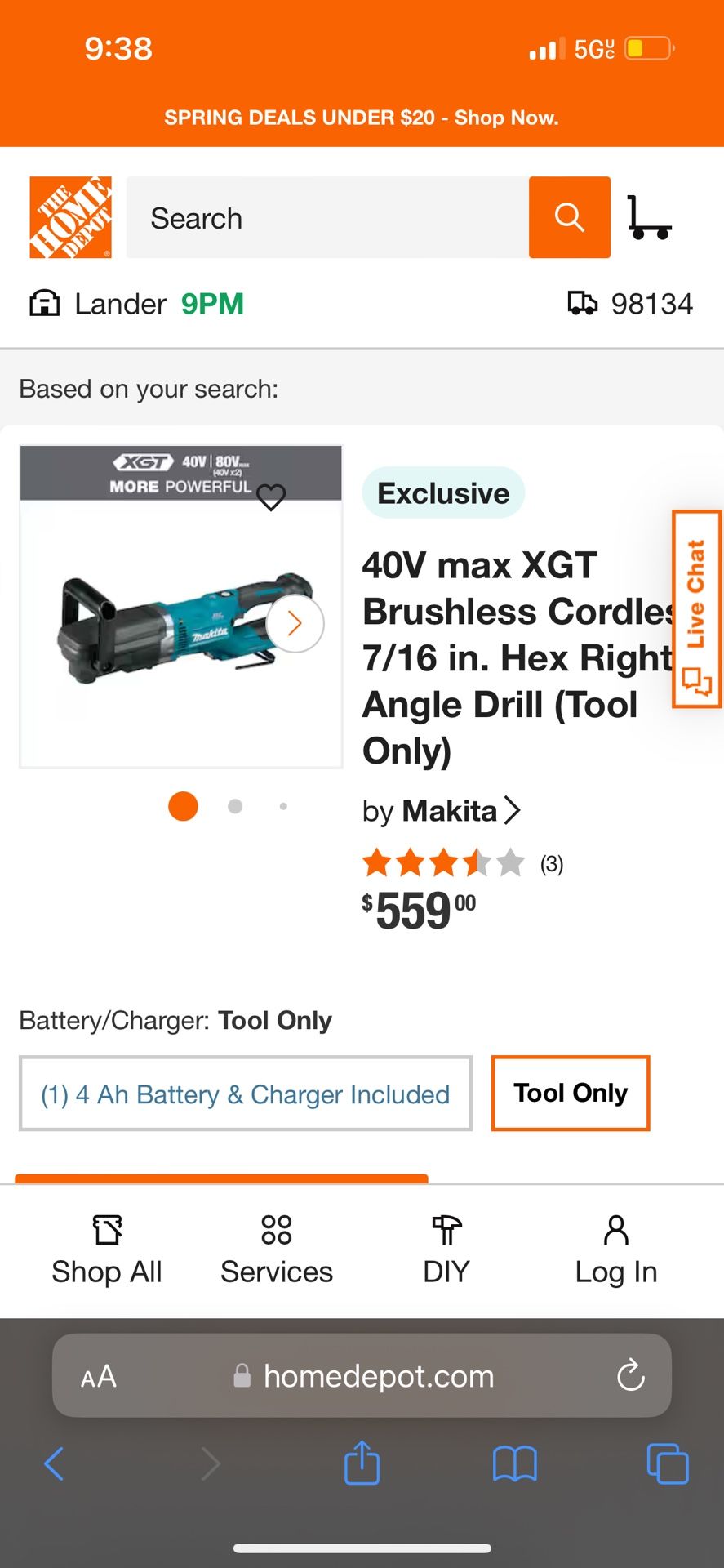 Makita Brushless 40v Max