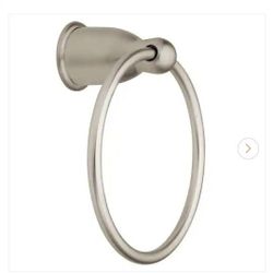 MOEN Mason Satin NICKEL, YB8086SN Towel RING,  TO BE SOLD ALL 3 AS A PACK, EASY INSTALL, (SE HABLA ESPAÑOL), PICK UP ONLY