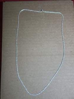 20 inches twisted rock 925 Silver