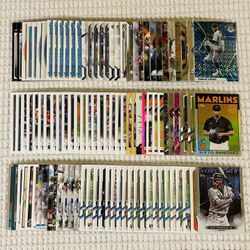 Miami Marlins 100 Card Baseball Lot!