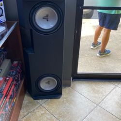 Silverado Sub Box And Subs 12”