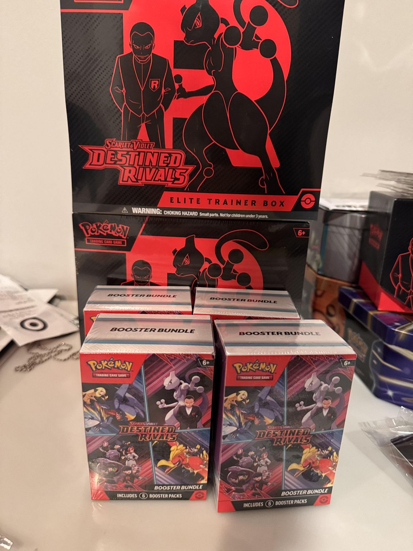 Destined Rivals etb+booster bundle