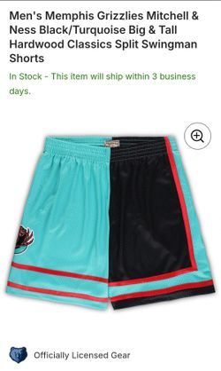 Mitchell & Ness Hardwood Classics Memphis Grizzlies Shorts