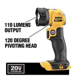 Low cost. Dewalt 20-Volt Max Lithium-Ion LED Worklight Tool Only brand new. Never used.