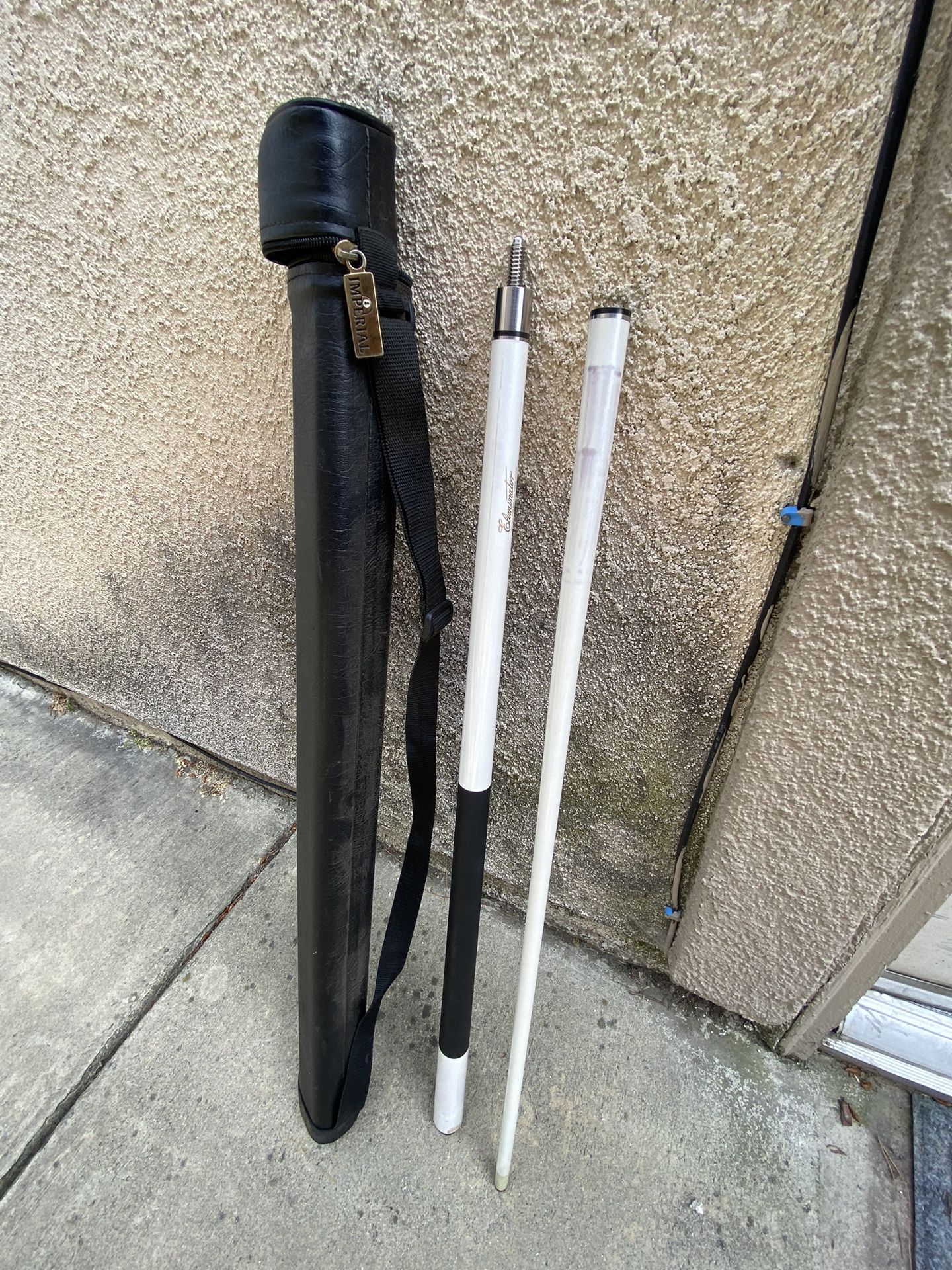 Imperial Eliminator Pool Cue Stick & Bag 58.5 in 21 oz