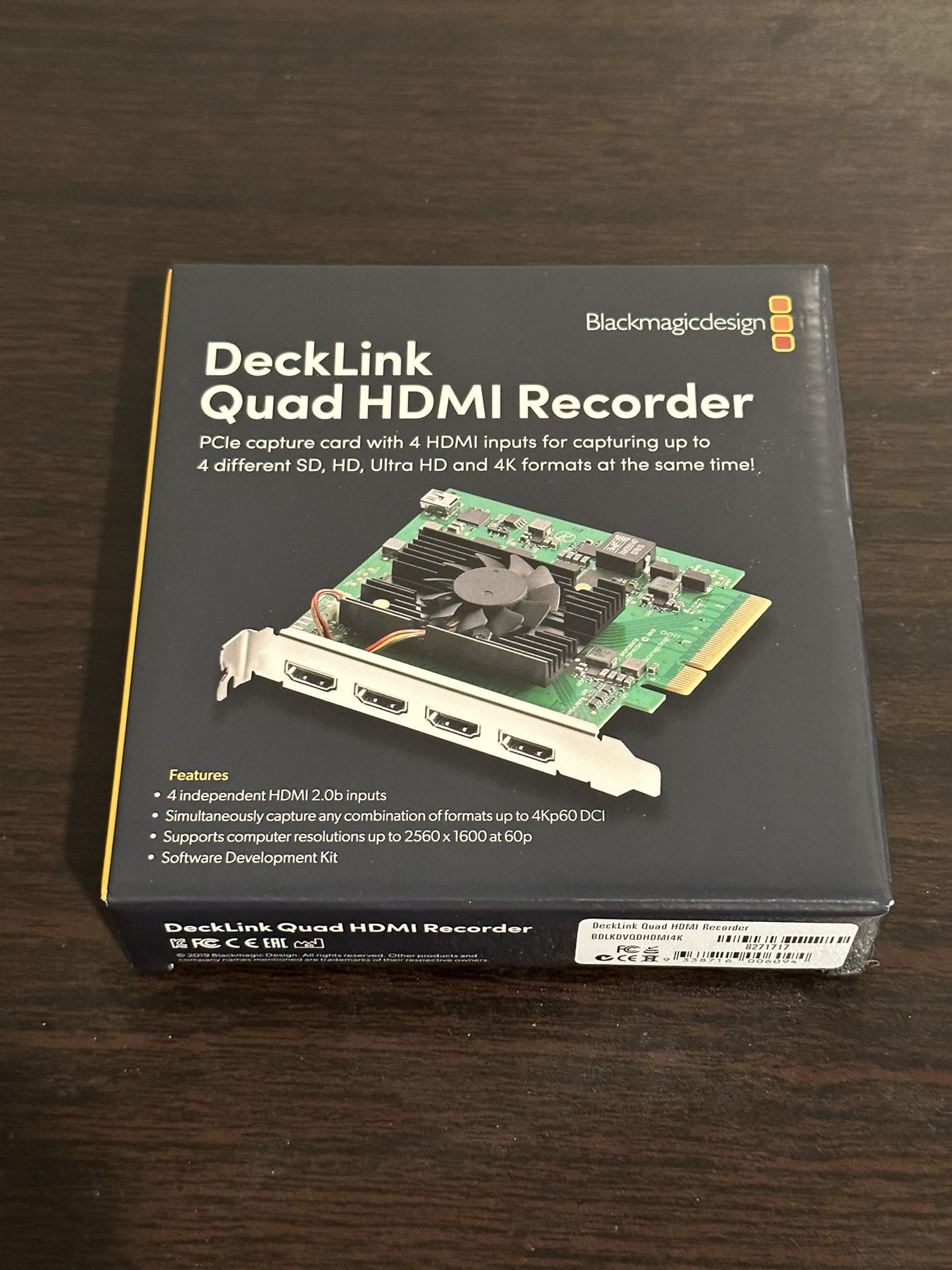 Decklink Quad HDMI Capture Card for Sale in Chino Hills, CA -