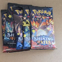 Loose shining fates booster packs