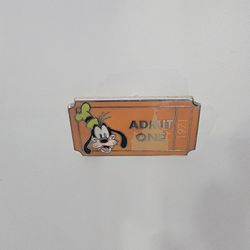 Disney Pin 1971 Admit One Goofy Limited Release