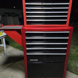 17 Drawers Craftsman Tool Box With Table On A Side 4 Keys 