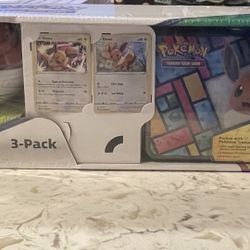 Pokémon three pack treasure  pack
