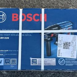 Bosch GBH18V-21N 18V Brushless SDS-plus Bulldog 3/4 in Rotary Hammer (Tool Only) New