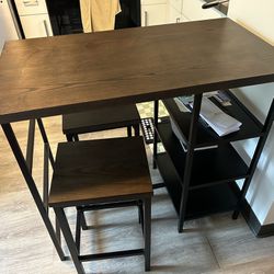 Table And Two Stools