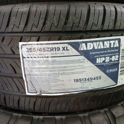 New ADVANTA 255 45 19 XL 