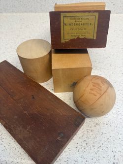 Antique Classroom teaching toy by Milton & Bradley