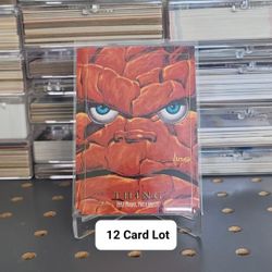 (12) 1992 Marvel Masterpieces Cards