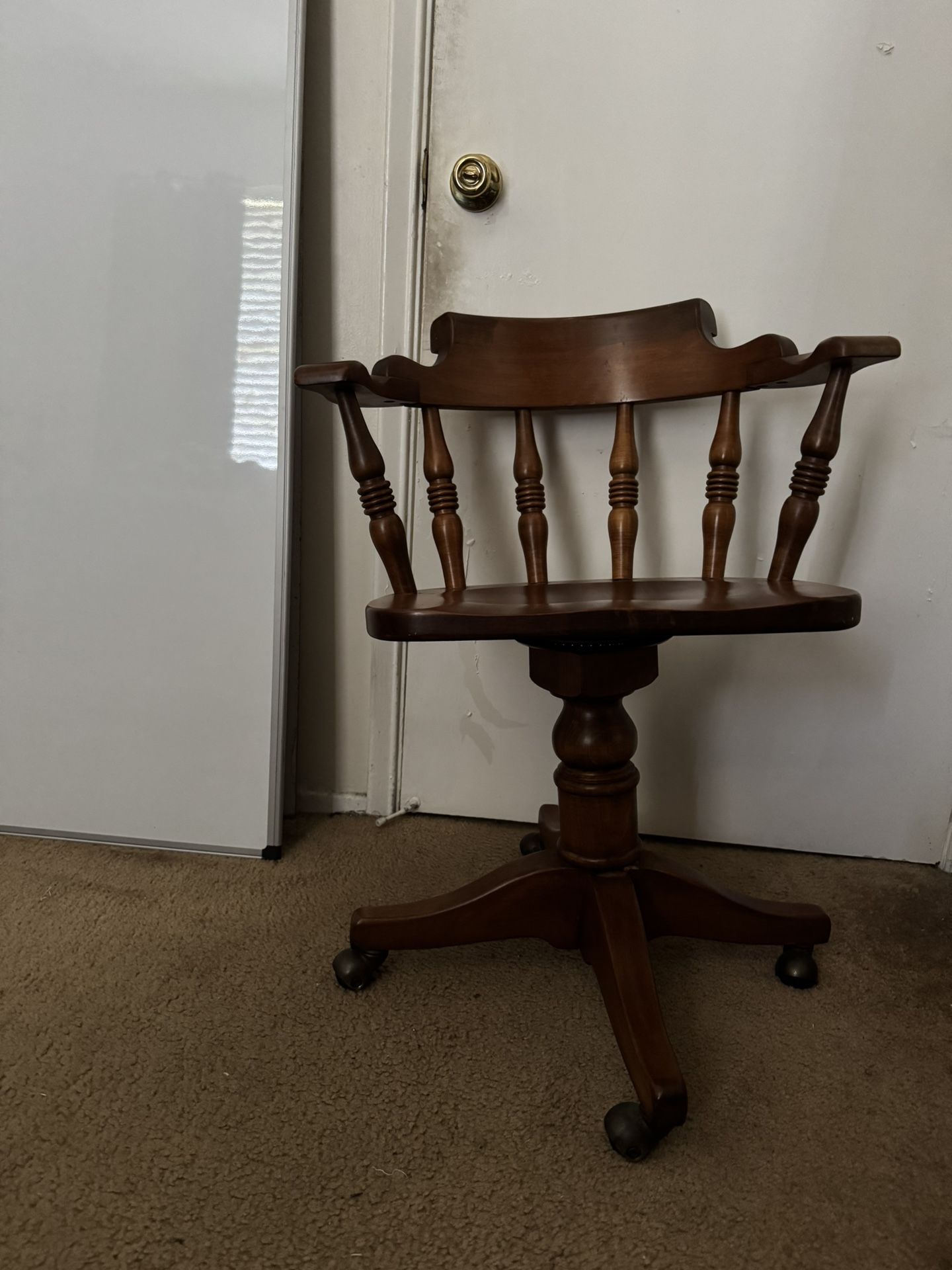 Wooden Rolling Chair