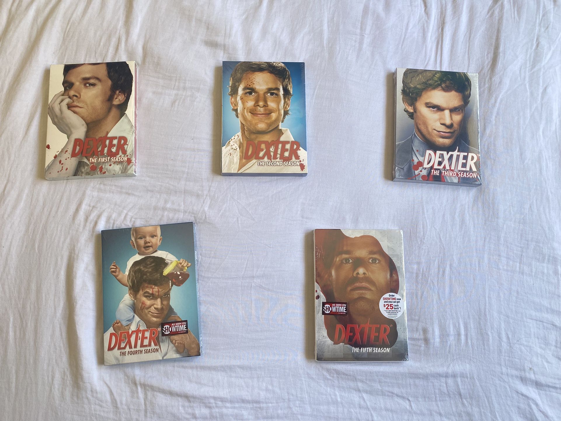 Dexter Seasons 1-5 Brand New Factory Sealed