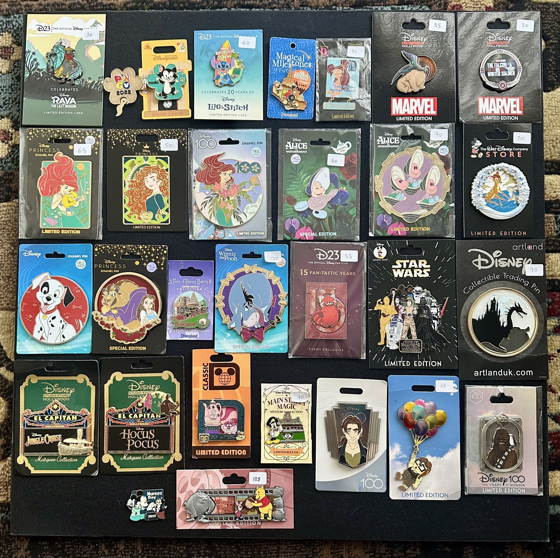 Disney Pins For Sale Or Trade