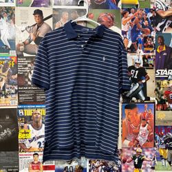 Navy Polo Ralph Lauren Shirt Mens Large