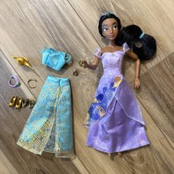 Disney Princess Jasmine Barbie Doll With Accessories