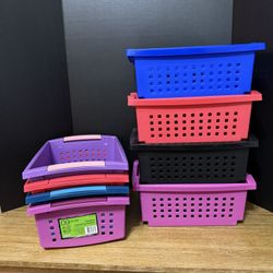 8 Stacking Baskets - Organizers - Storage Bins