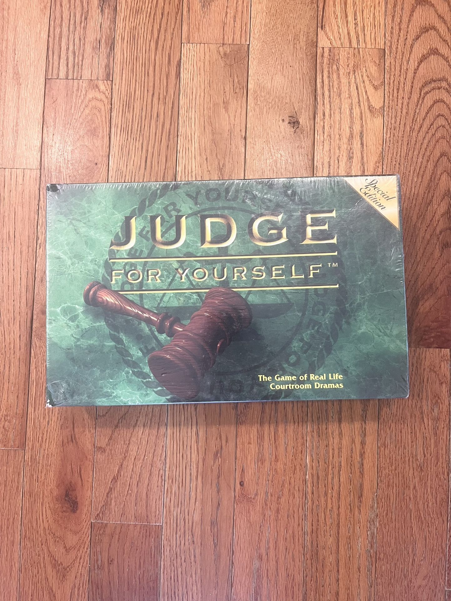 Judge For Yourself Special Edition Board Game Pressman #3635 New Sealed 90s Y2K