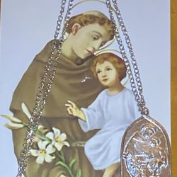 St. Anthony of Padua Religious Medal Necklace