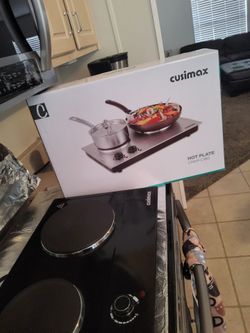Hot Plate, 1800W Electric Burner Double Hot Plate