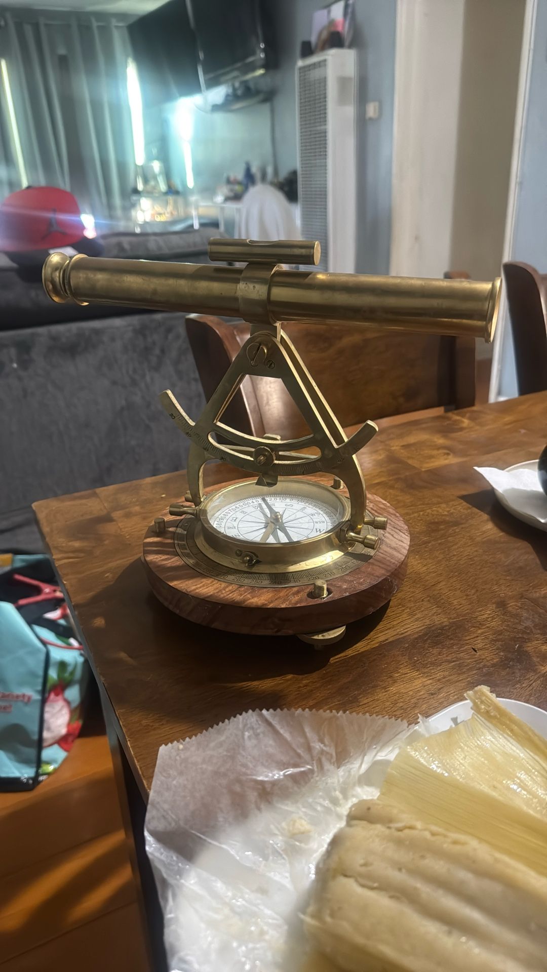 Gold Antique Compass