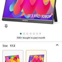 AZORPA 17.3  PORTABLE MONITOR for Sale in Houston, TX - OfferUp