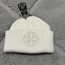 Chrome 🤍 White Beanie