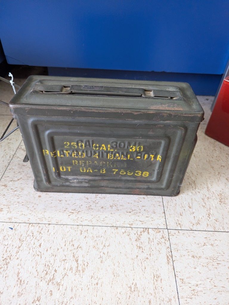 WWII 30Mi Caliber Ammd Box