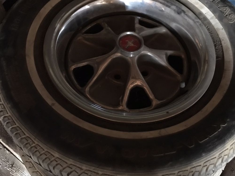 1966 Mustang rally wheels