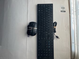 Dell KB216 Wired Standard keyboard and Mouse Combo, black