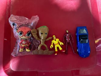 superhero toy lot