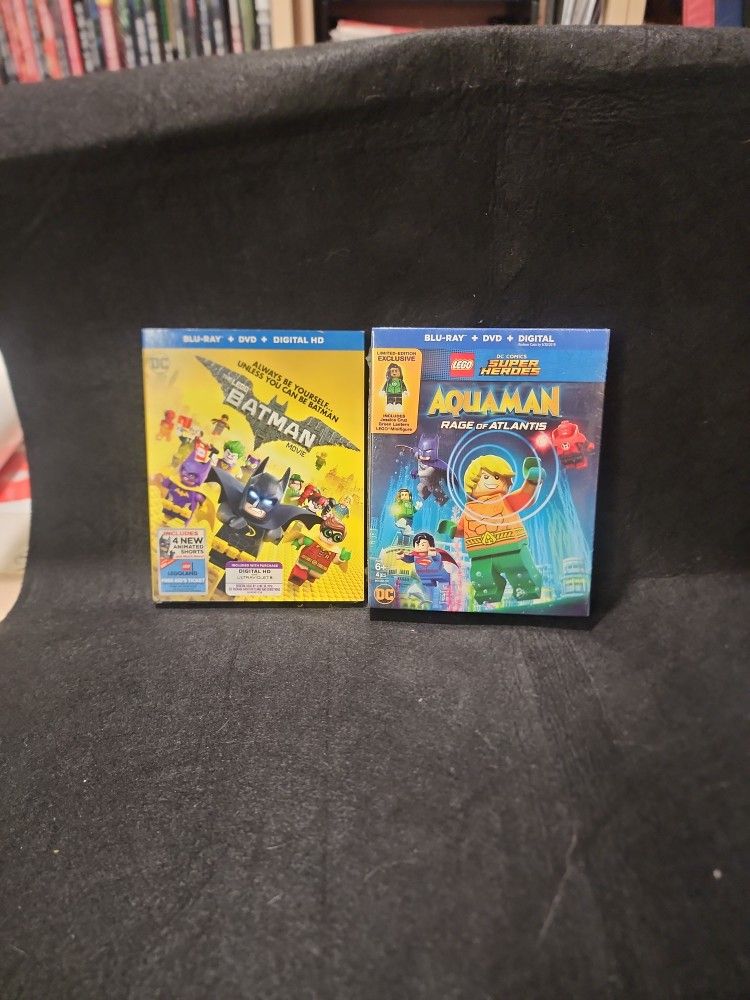 Lego DC 4 X Bluray, DVD + Digital