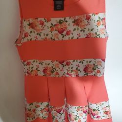 Girls orange Dress Size 16