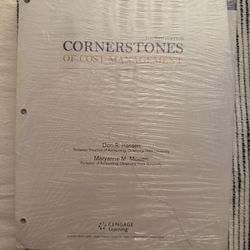 Cornerstones Of Accounting