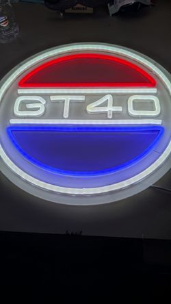 Gt40 neon sign